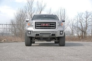 GMC Sierra 1500 Skid Plate System - Front + Rear - Rough Country - Full Skid Package - 4WD - '14-'18